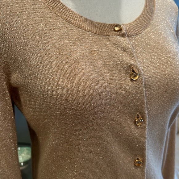 Talbots Gold Sparkle Sweater~Size Small Oetite - Picture 7 of 7